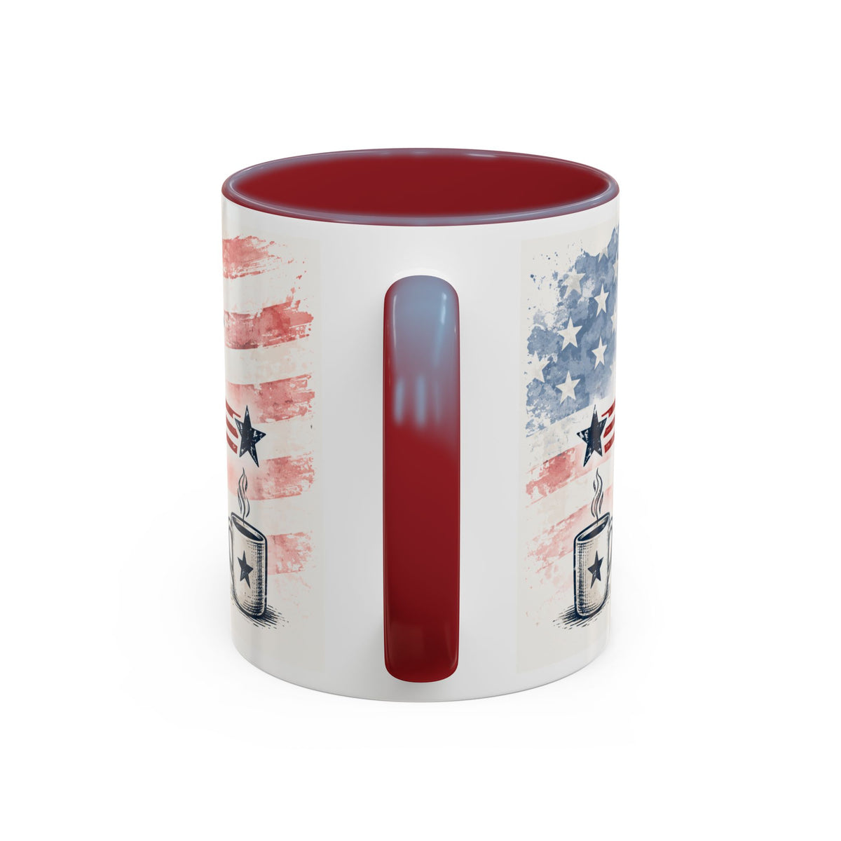 Unapologetically American Coffee Mug - Red, White & Brew 11/15oz