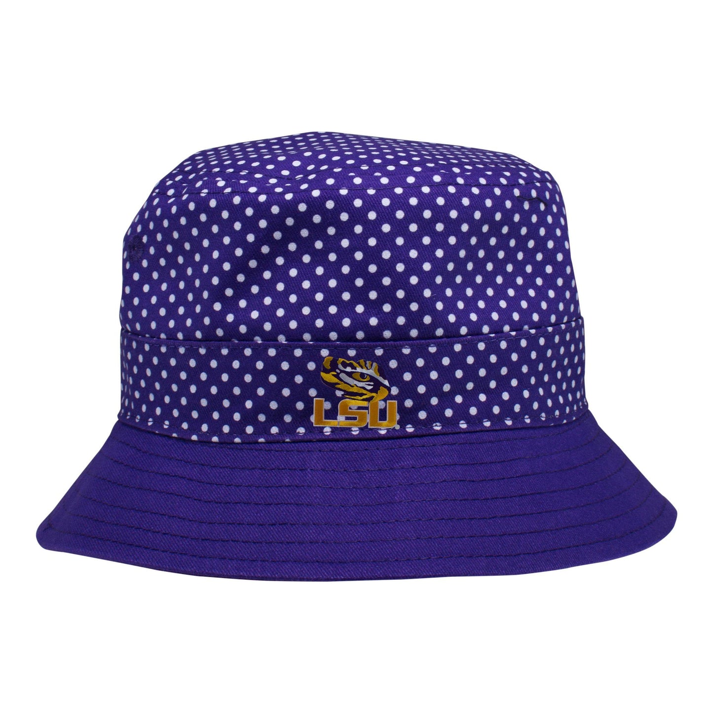 LSU Pin Dot Bucket Hat