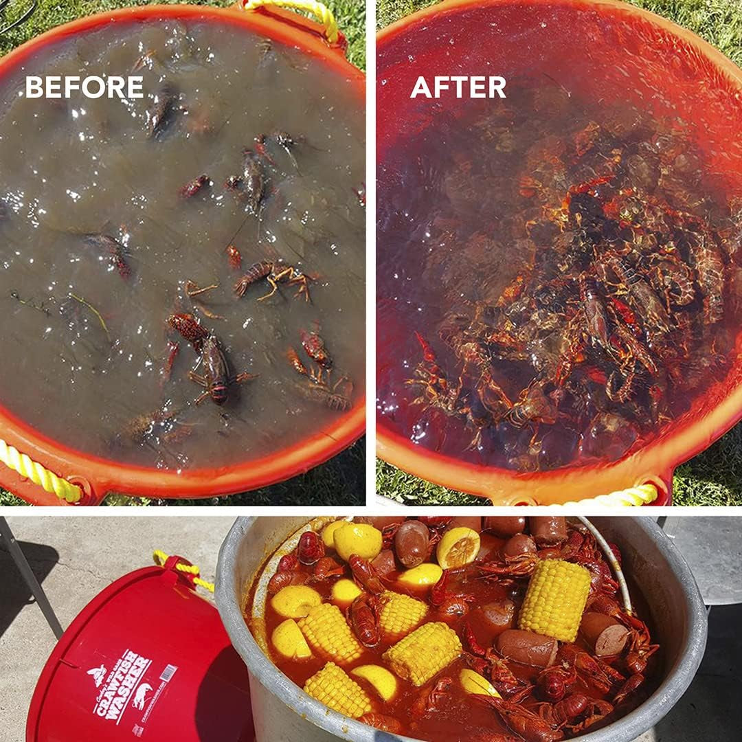 Cowboy'S 70 Qt Red Crawfish Washer