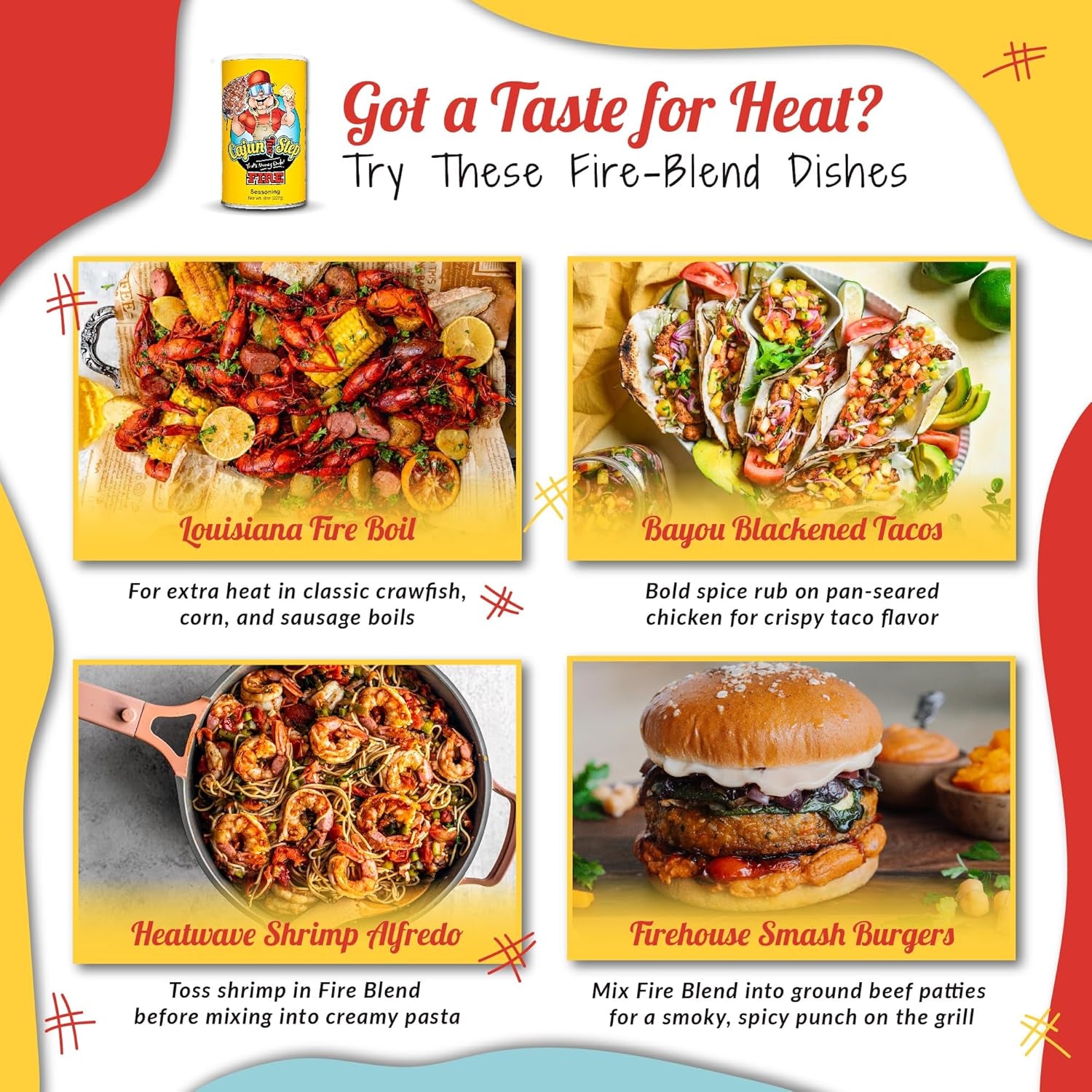 - Stalekracker - Variety Bundle - 1 Each of Original Seasoning 8Oz and Fire Seasoning 8 Oz
