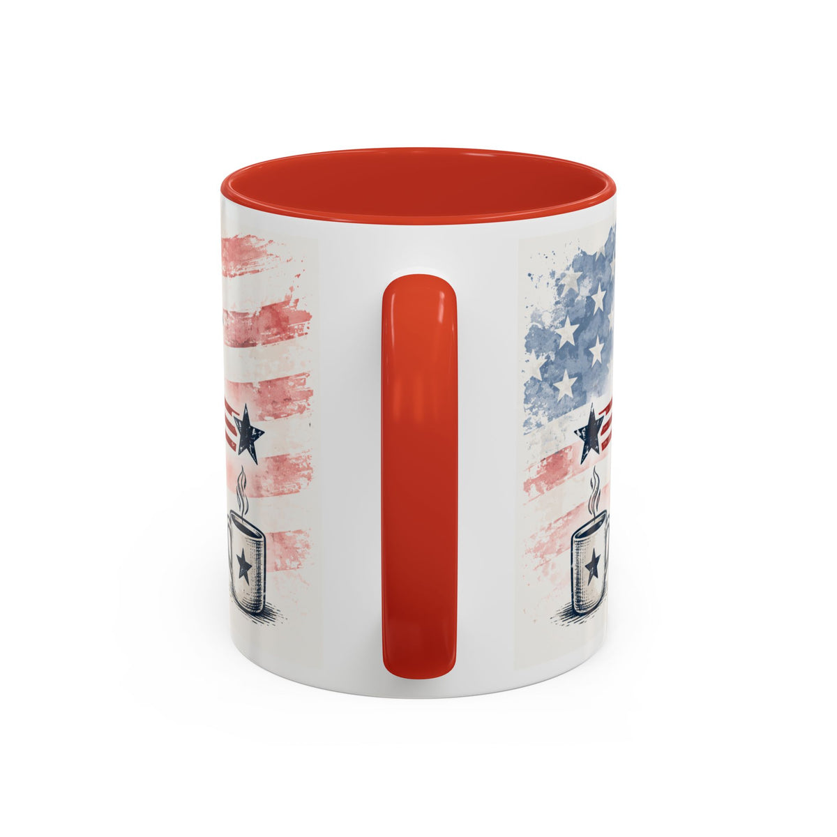 Unapologetically American Coffee Mug - Red, White & Brew 11/15oz
