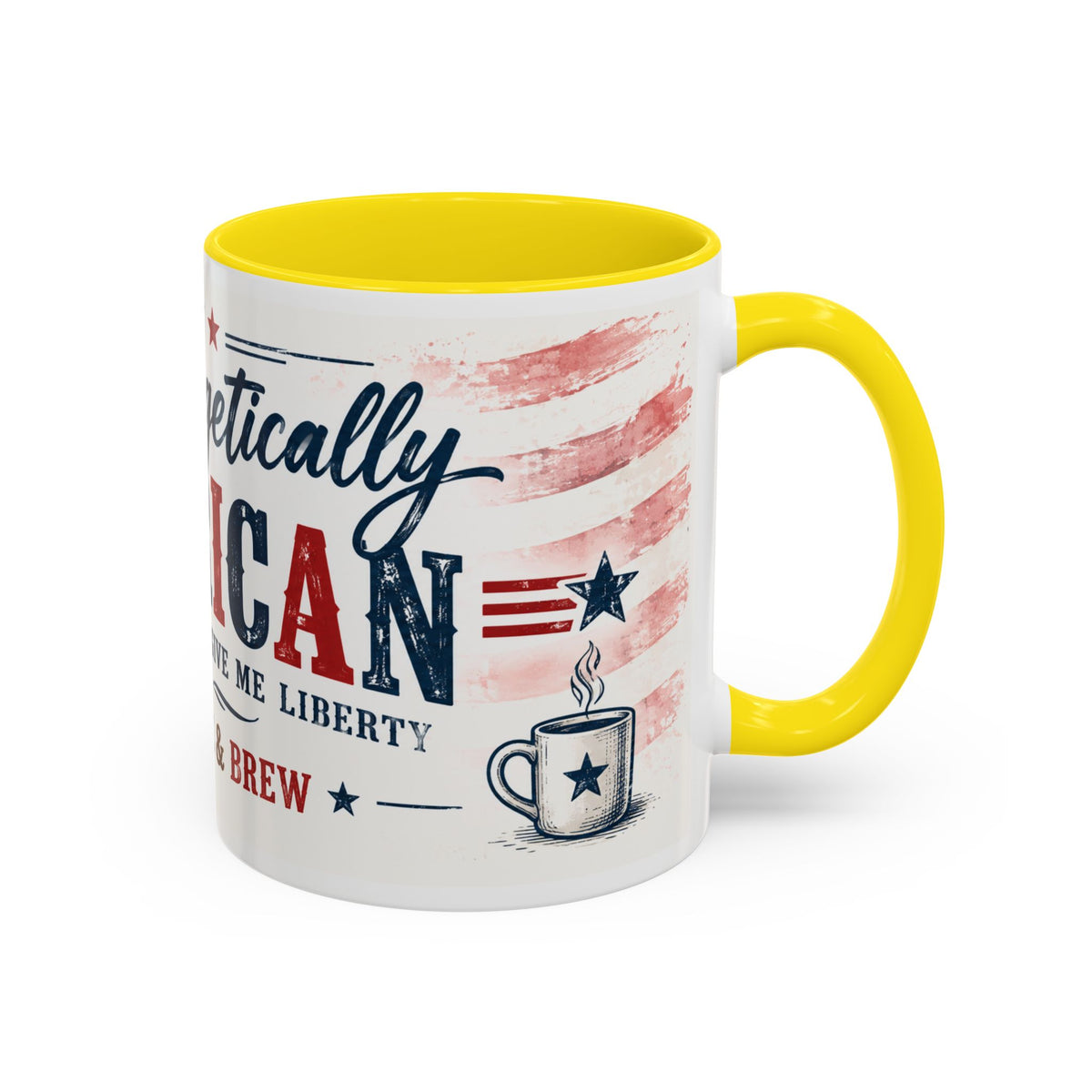 Unapologetically American Coffee Mug - Red, White & Brew 11/15oz