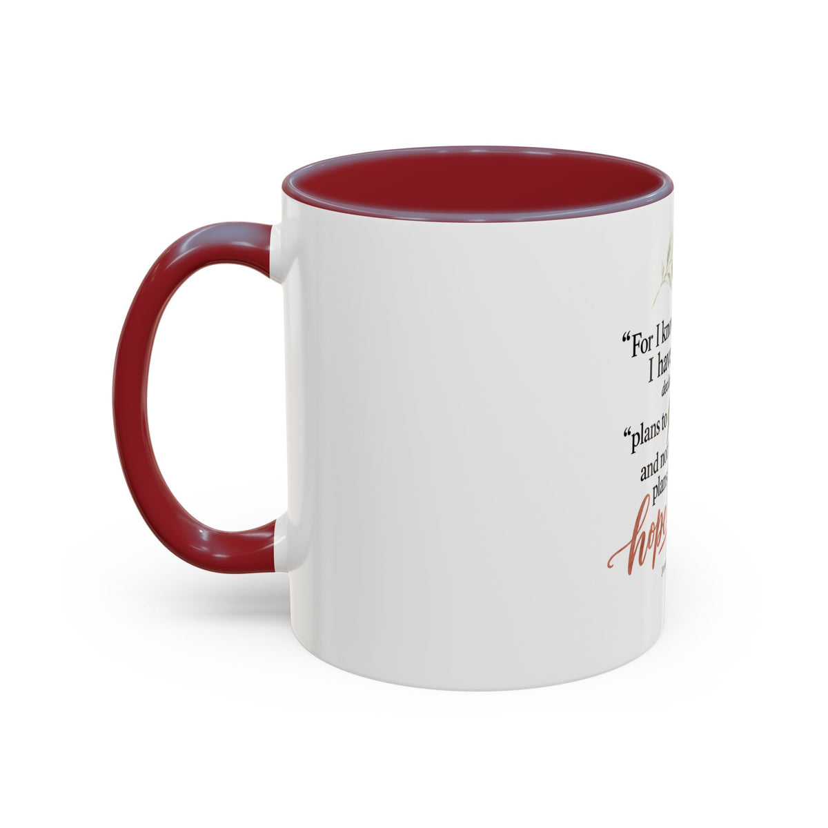 Jeremiah 29:11 Inspirational Coffee Mug — Hope and Future Christian Gift (11/15oz)