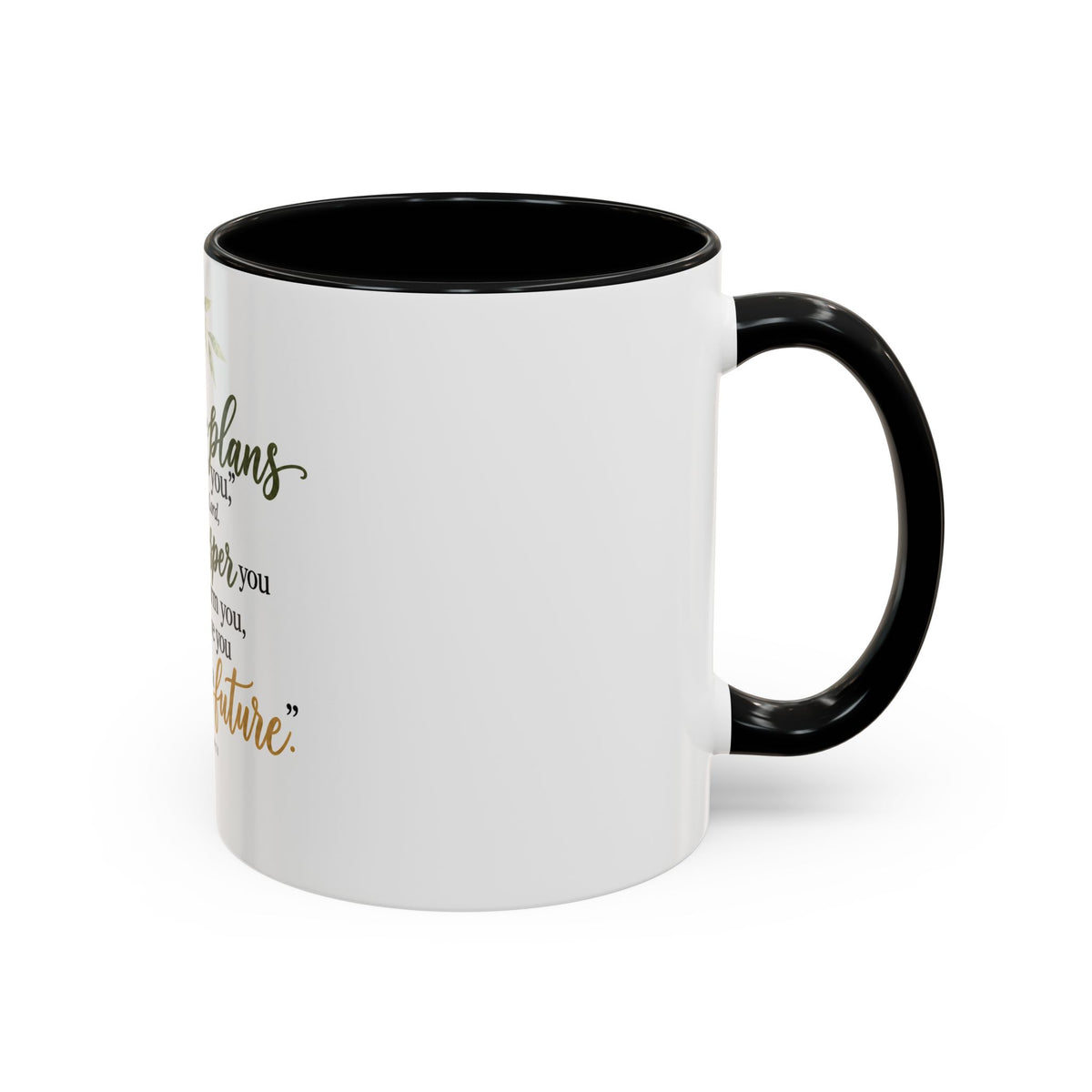 Jeremiah 29:11 Inspirational Coffee Mug — Hope and Future Christian Gift (11/15oz)