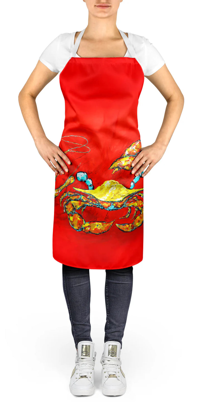 Seafood Sandwich Crab Shrimp Crawfish Apron