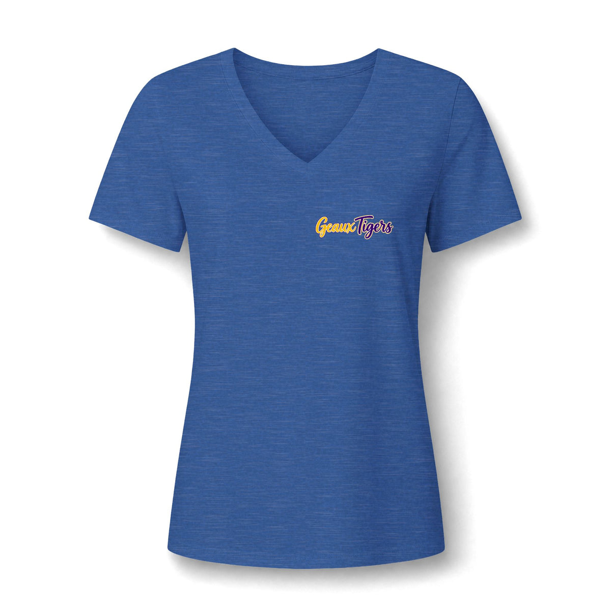 Copy of Women's V-Neck Team Tee — 'Grove Tigers' Script Chest Logo