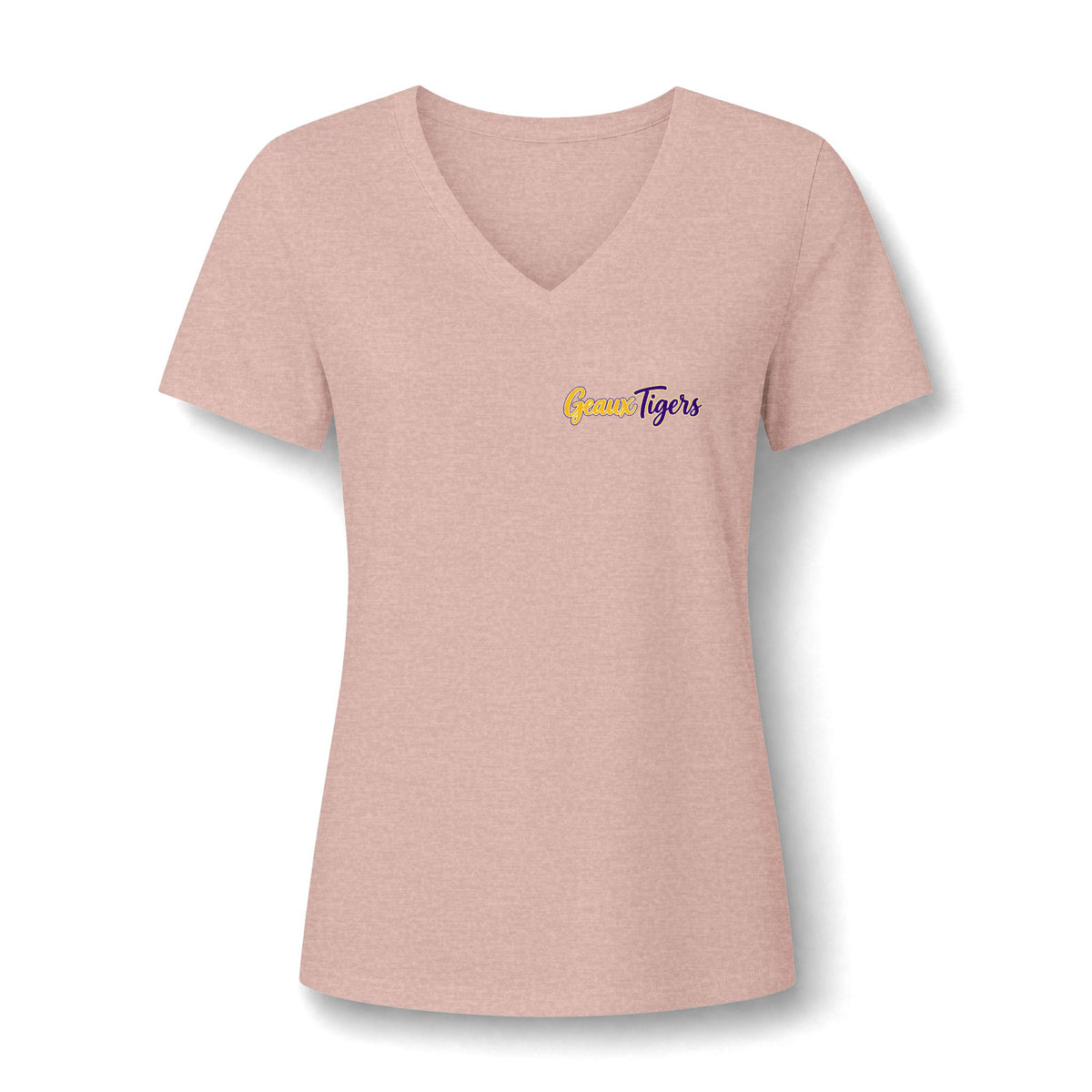 Copy of Women's V-Neck Team Tee — 'Grove Tigers' Script Chest Logo