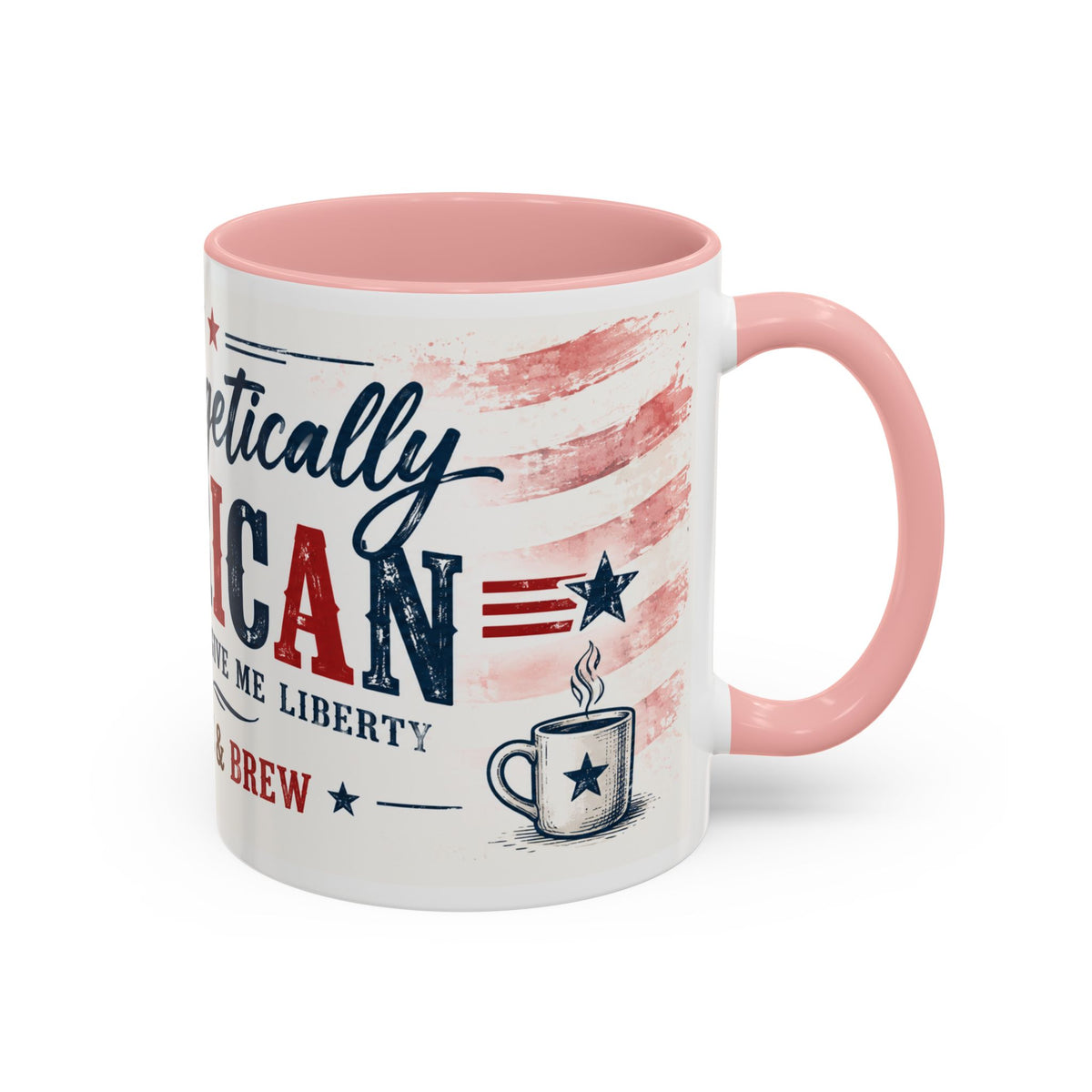 Unapologetically American Coffee Mug - Red, White & Brew 11/15oz