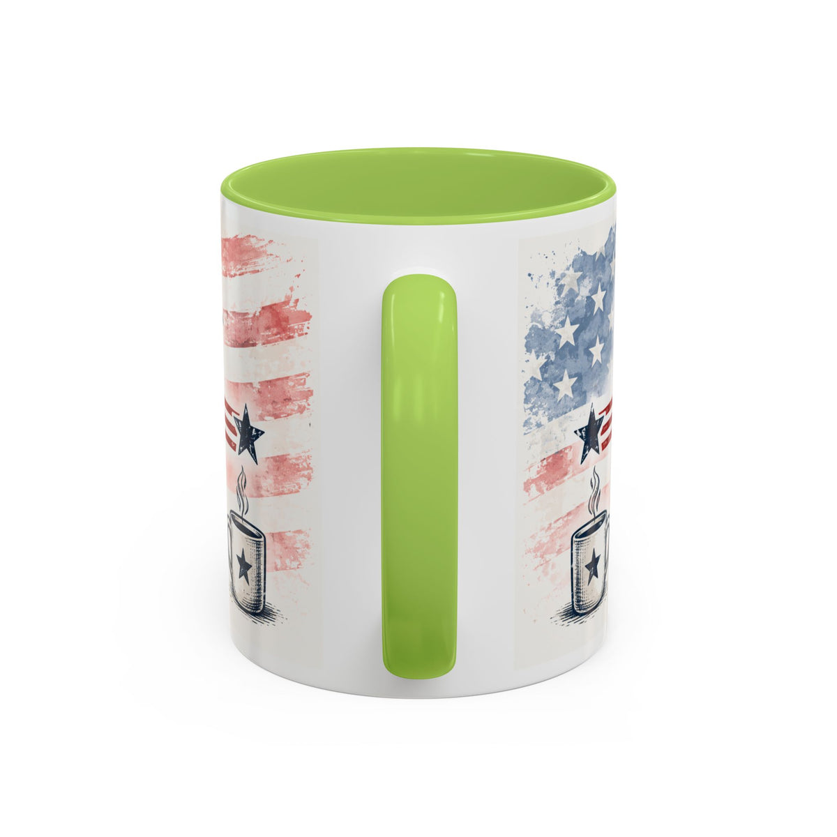 Unapologetically American Coffee Mug - Red, White & Brew 11/15oz