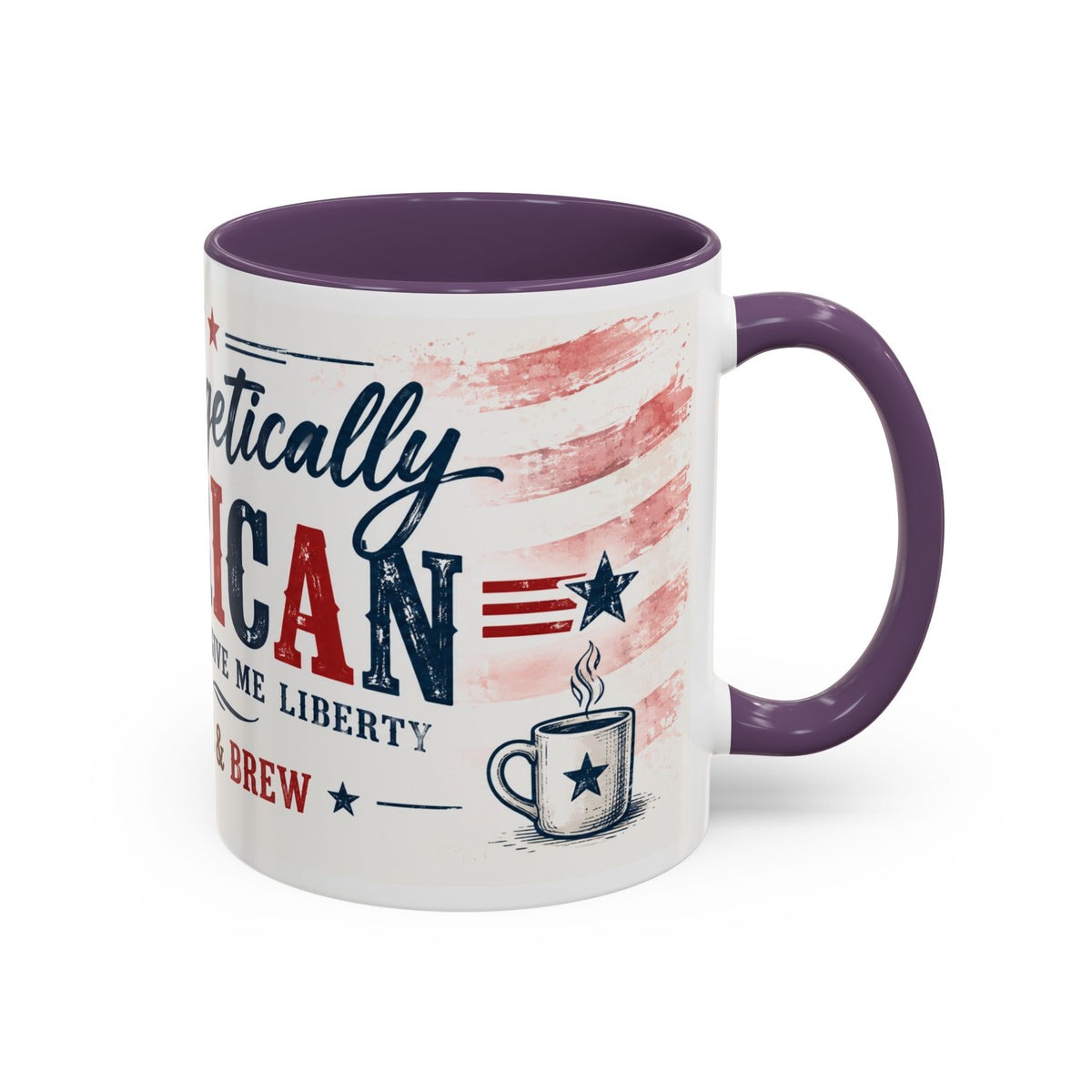Unapologetically American Coffee Mug - Red, White & Brew 11/15oz