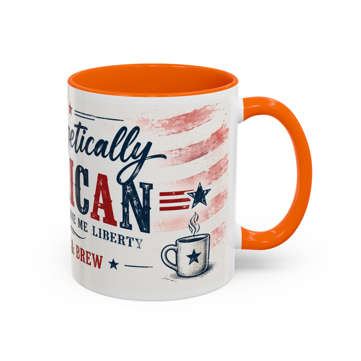 Unapologetically American Coffee Mug - Red, White & Brew 11/15oz