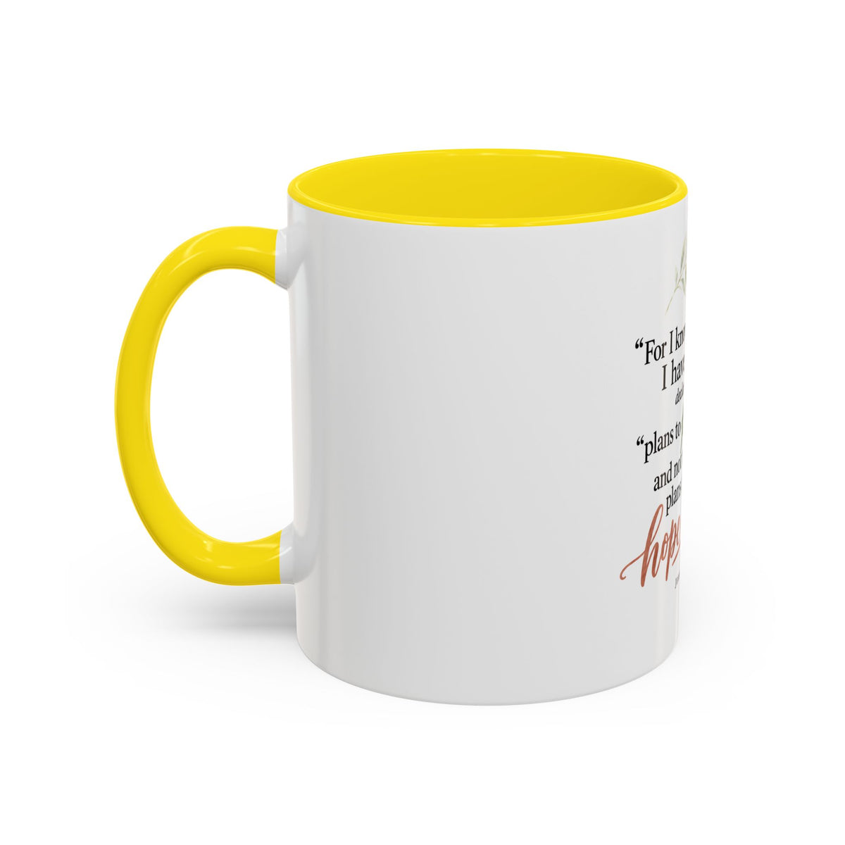 Jeremiah 29:11 Inspirational Coffee Mug — Hope and Future Christian Gift (11/15oz)