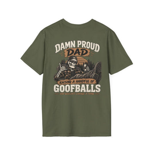 Damn Proud Dad Club T-Shirt — Fishing Nature Graphic Tee for Proud Fathers