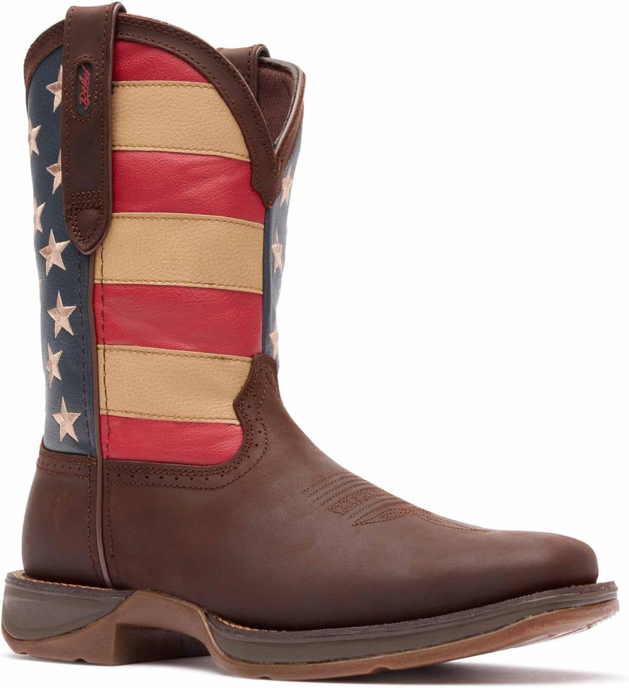 Men'S Patriotic Pull-On Western Flag Boots