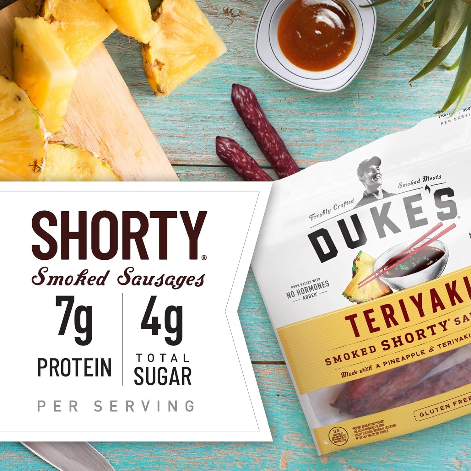 Cajun and Teriyaki Smoked Shorty Sausages Bundle (5 Oz.)