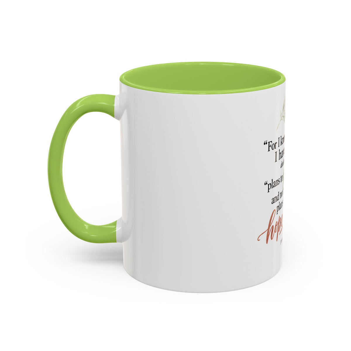Jeremiah 29:11 Inspirational Coffee Mug — Hope and Future Christian Gift (11/15oz)