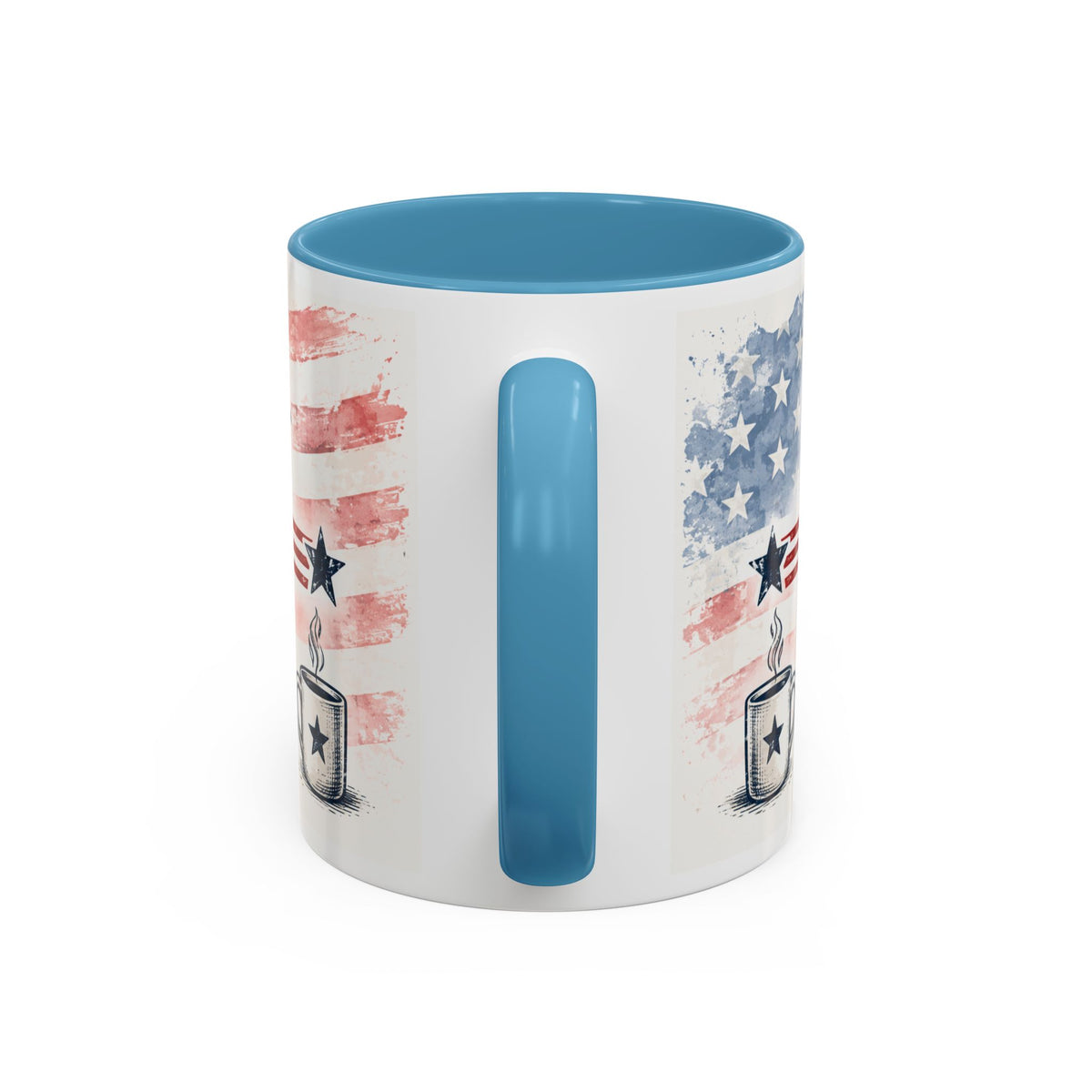 Unapologetically American Coffee Mug - Red, White & Brew 11/15oz