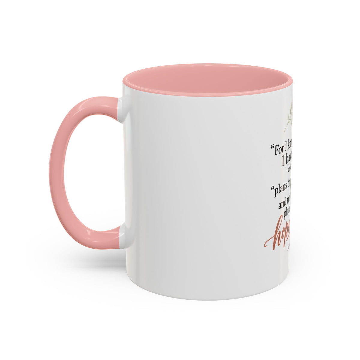 Jeremiah 29:11 Inspirational Coffee Mug — Hope and Future Christian Gift (11/15oz)