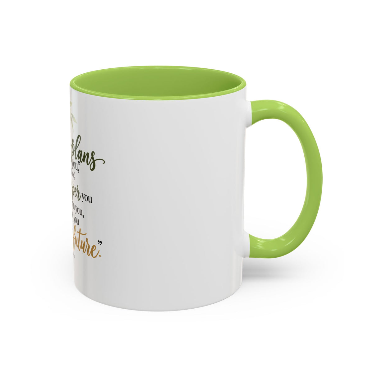 Jeremiah 29:11 Inspirational Coffee Mug — Hope and Future Christian Gift (11/15oz)