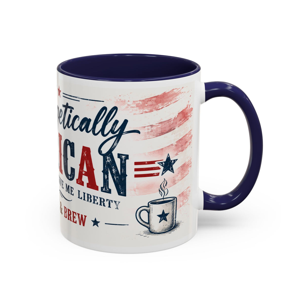 Unapologetically American Coffee Mug - Red, White & Brew 11/15oz