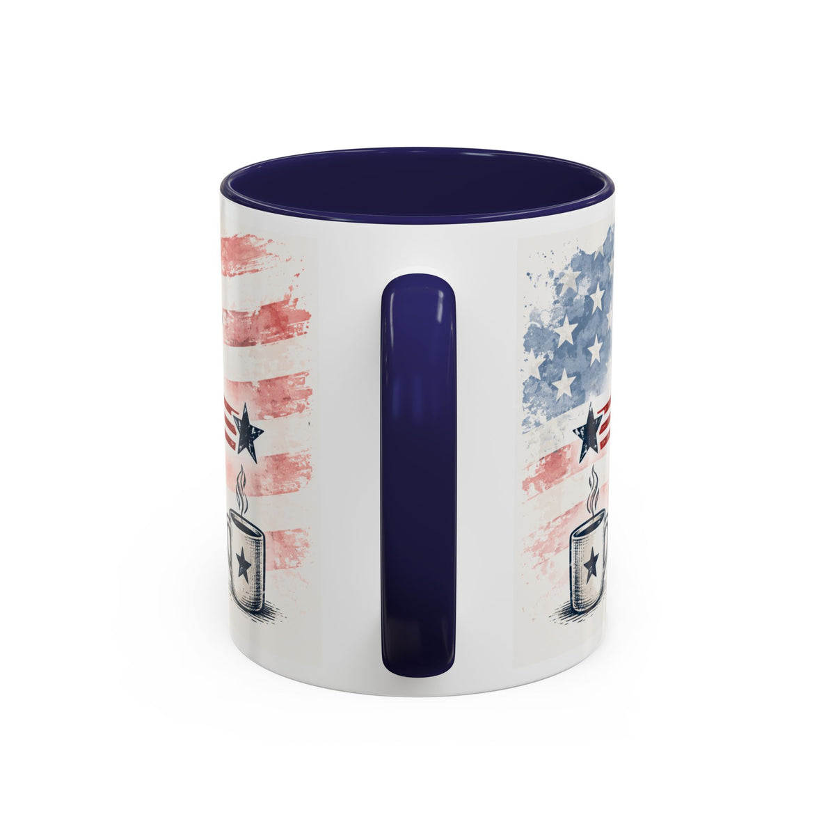 Unapologetically American Coffee Mug - Red, White & Brew 11/15oz