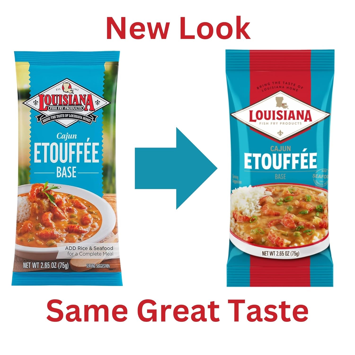 Louisiana Fish Fry Cajun Variety Bundle - Gumbo & Etouffee Bases (Pack of 1 Each) - Just Add Your Favorite Meat and or Seafood - Bring a Taste of Louisiana Home