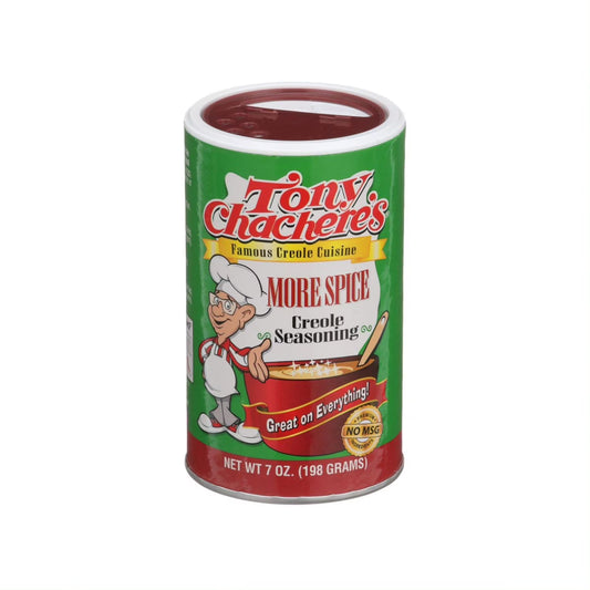 (4 Pack) Tony Chachere’S, Seasoning, Cajun, More Spice, 7 Oz