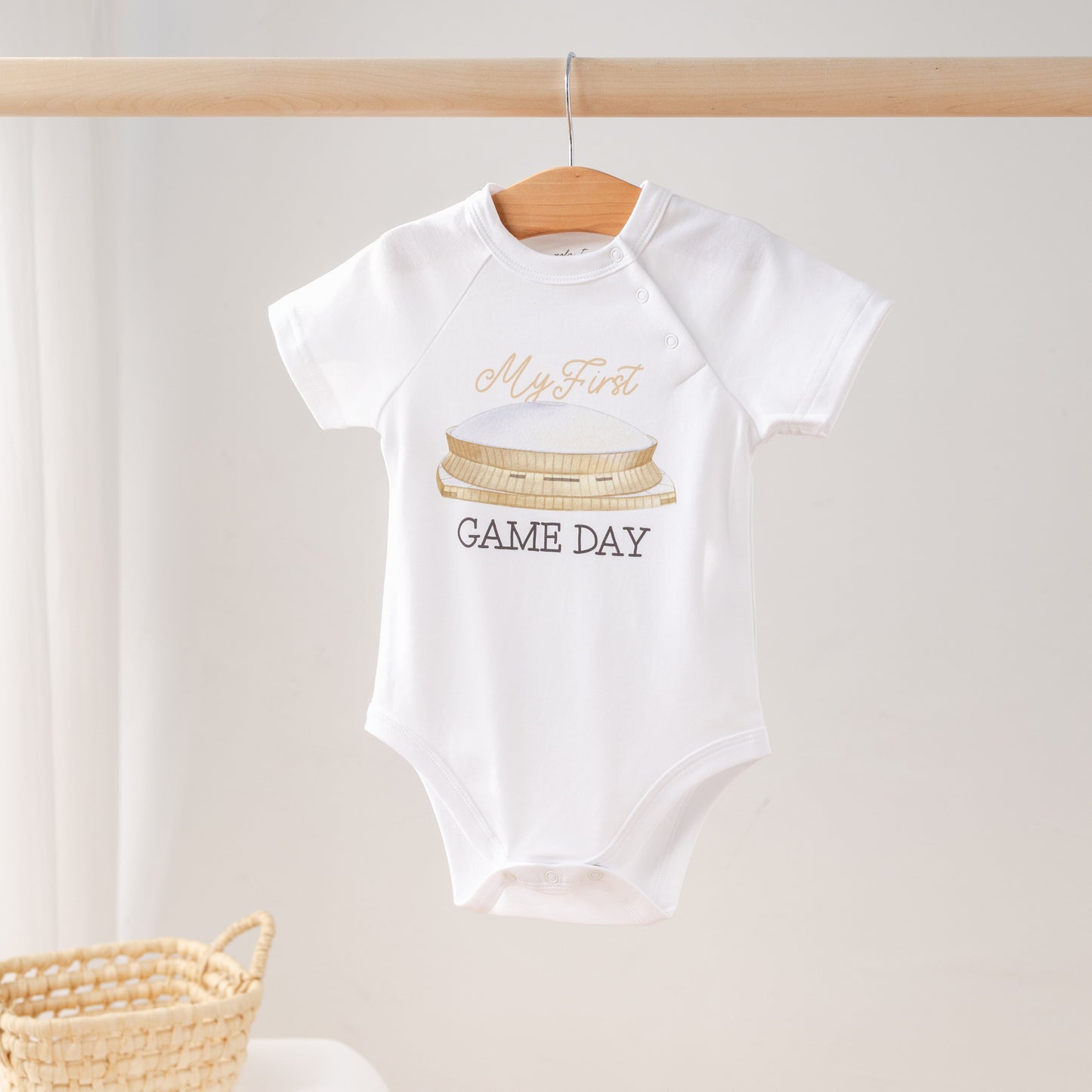 My First Game Day - Saints Organic Cotton Onesie