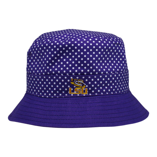 LSU Pin Dot Bucket Hat
