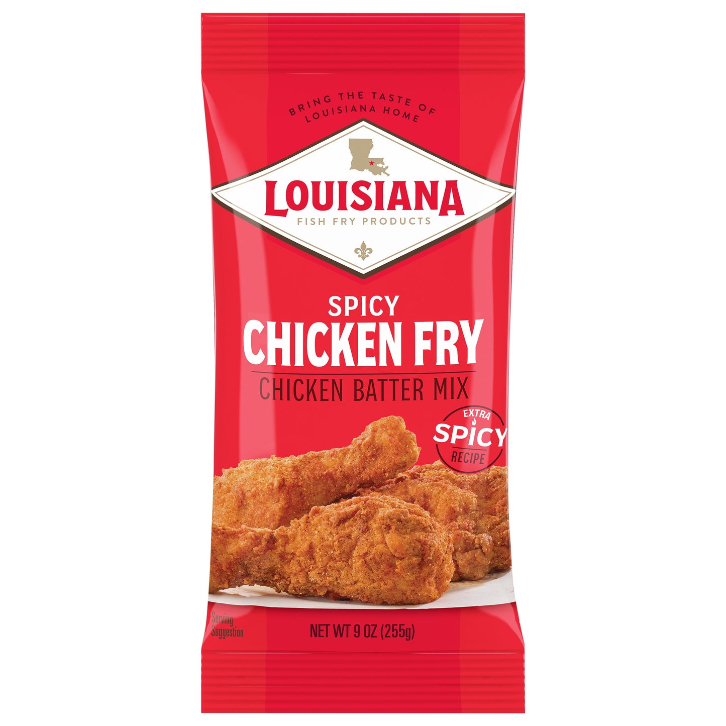 Crispy Spicy Chicken Fry Coating Powder Mix, 9 Oz Bag