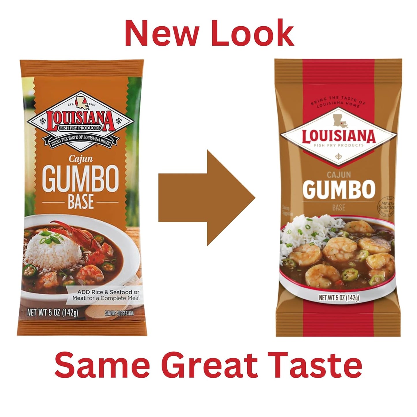 Louisiana Fish Fry Cajun Variety Bundle - Gumbo & Etouffee Bases (Pack of 1 Each) - Just Add Your Favorite Meat and or Seafood - Bring a Taste of Louisiana Home