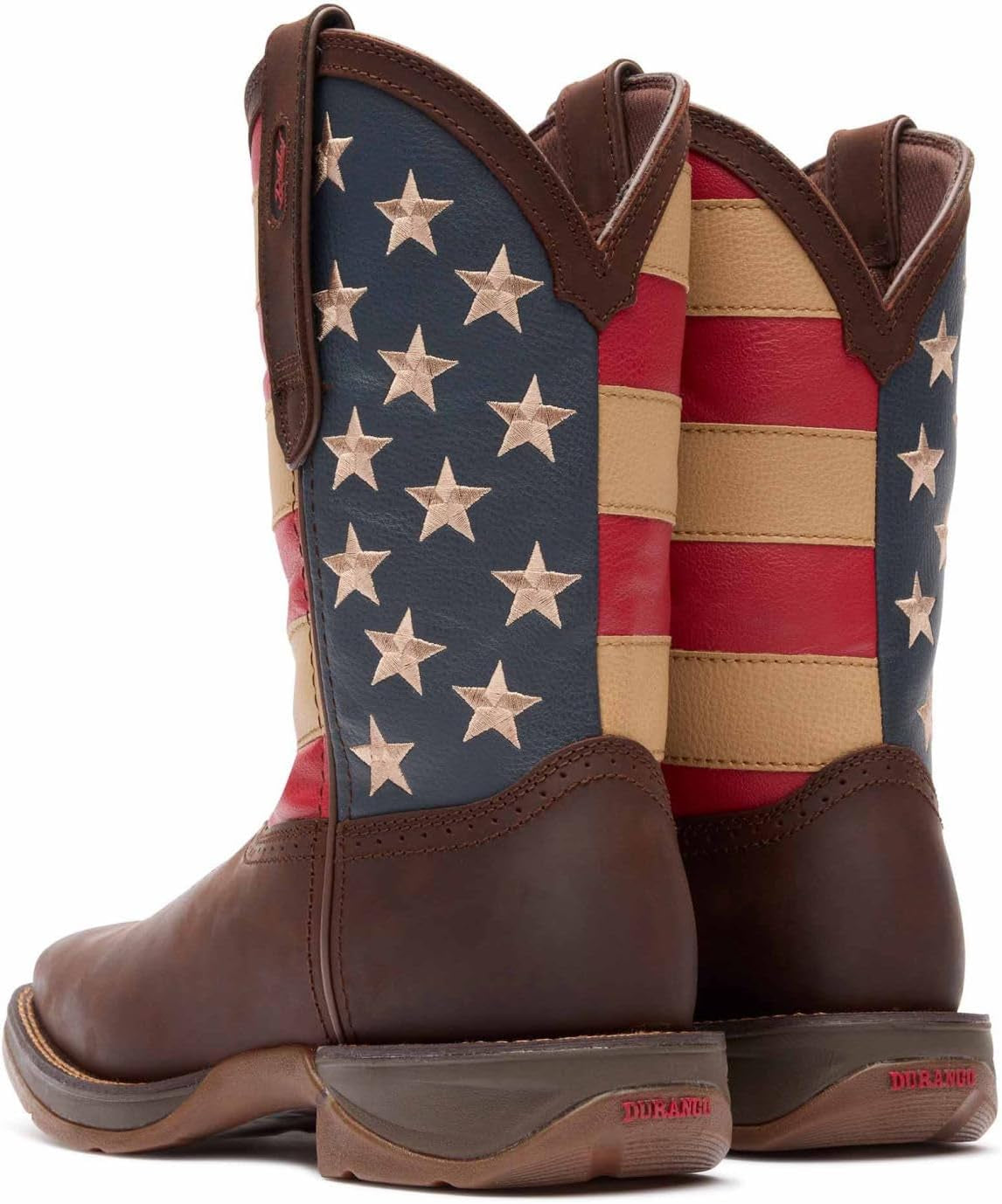 Men'S Patriotic Pull-On Western Flag Boots