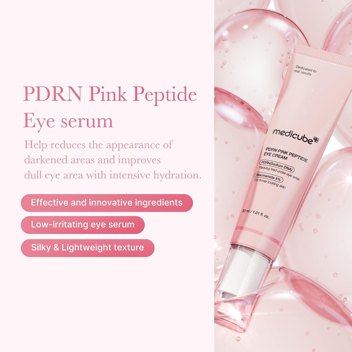 Eye Serum Duo for Firmer-Looking Skin: PDRN Peptide Serum and Deep Reviving Peptide Eye Cream | Korean Skincare, Gifts for Women, Skin Care Set
