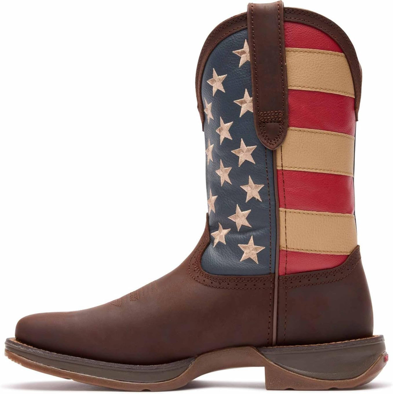 Men'S Patriotic Pull-On Western Flag Boots