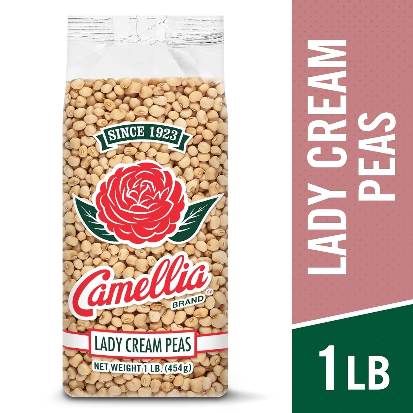 Dried Lady Cream Peas – Premium Creamy Southern Peas for Traditional Southern Dishes, Succotash, Soups, Stews, Salads, and Vegetarian Meals – Non-Gmo, Gluten-Free, High Protein, 1 Pound (Pack of 2)