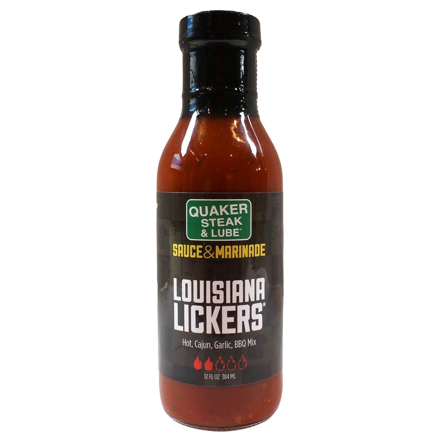 Quaker Steak and Lube Louisiana Lickers Wing Sauce - 12 Ounce Glass Bottle of  Louisiana Lickers Chicken Wing Sauce