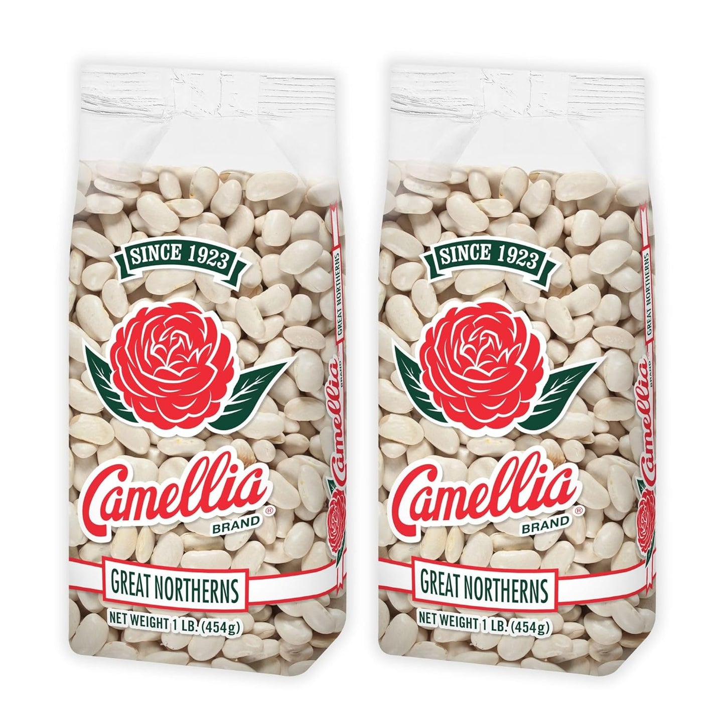 Dried Great Northern Beans – Premium White Beans for Soups, Stews, Casseroles & Side Dishes – Non-Gmo, Gluten-Free, High Protein, Vegan & Vegetarian Friendly, 1 Pound (Pack of 2)