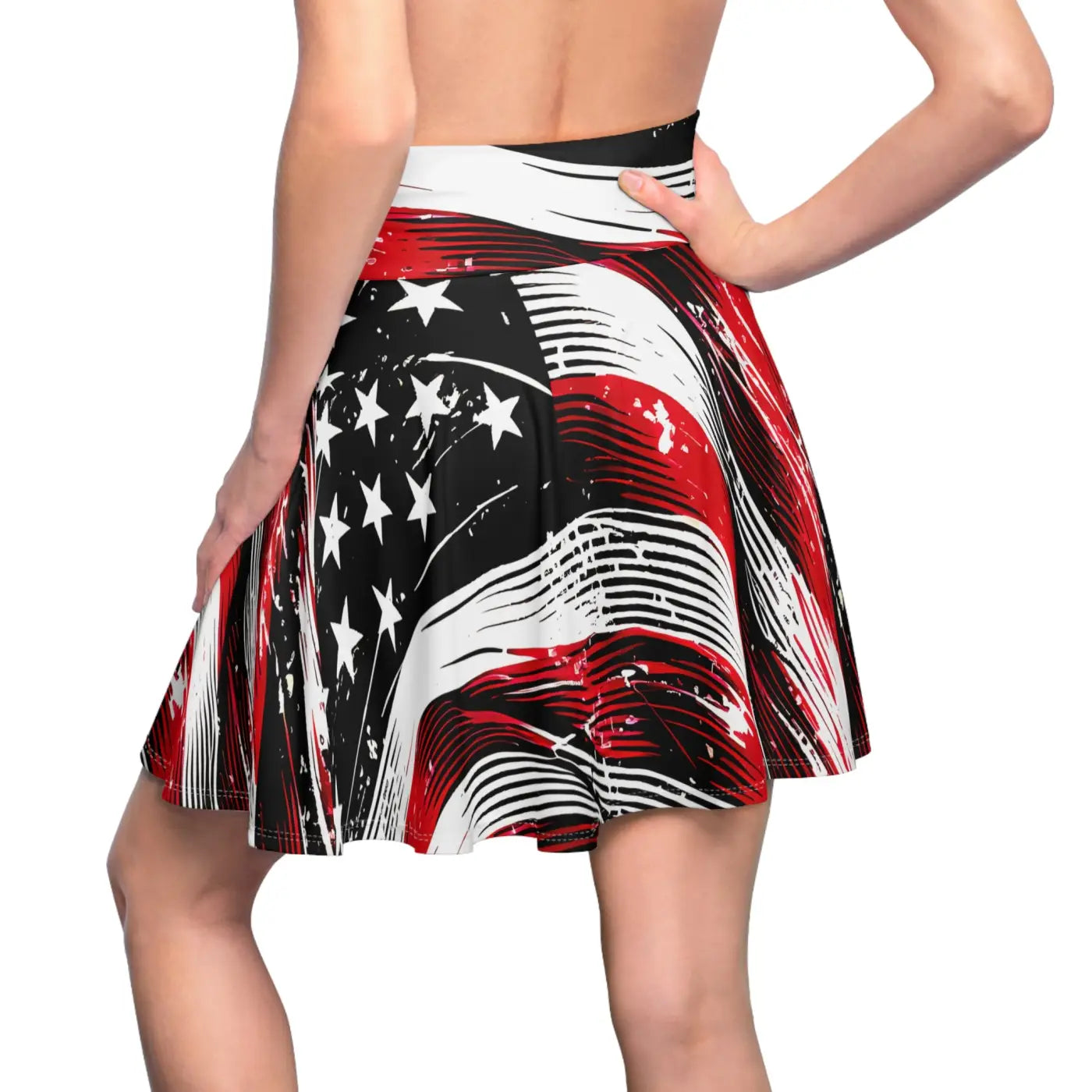 American Flag Skater Skirt – Patriotic Style - Dipaliz